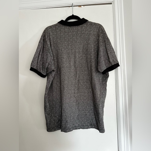 Vintage 80’s Men’s XL Linksport 100% Cotton Geometric Polo Golf Shirt. - Picture 2 of 11